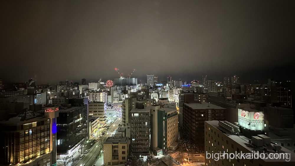 イビススタイルズ札幌眺望夜